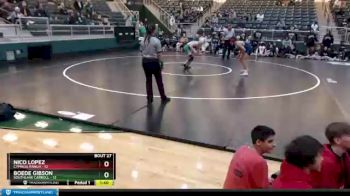 152 lbs Placement Matches (16 Team) - Boede Gibson, Southlake Carroll vs Nico Lopez, Cypress Ranch