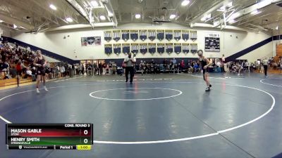 106 lbs Cons. Round 3 - Mason Gable, Stow vs Henry Smith, Strongsville