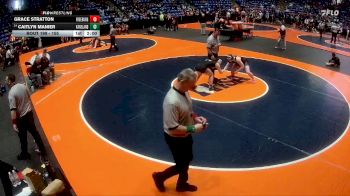 155 lbs Cons. Round 1 - Caitlyn Manier, Maple Park (Kaneland) vs Grace Stratton, Freeburg