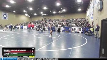 116 lbs Quarterfinal - Isabella Marie Gonzales, Clovis East vs Joyce Saldivar, Bullard