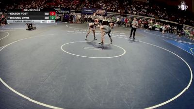 D 3 113 lbs Champ. Round 1 - Michael Davis, Erath vs Kolson Yost, Rosepine