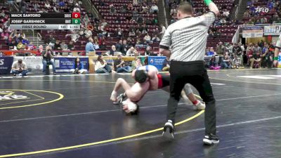 145 lbs First Round - Mack Santoro, Saucon Valley vs Josef Garshnick, United