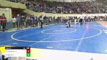 108 lbs Round Of 32 - Skylee Cranmer, Midwest City JH vs Bristol Norris, Edmond Santa Fe