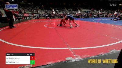 106 lbs Semifinal - Ashlyn Masters, Dark Cloud Wrestling Club vs Brynlyn Sullivan, Cowboy Wrestling Club