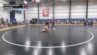 126 lbs Christopher Sarkissian, California Gold vs William Zapf, Illinois