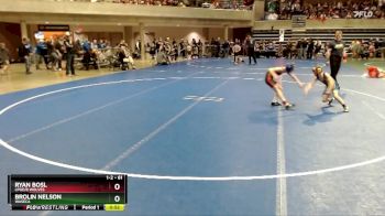 61 lbs Cons. Round 3 - Ryan Bosl, LPGE/B Wolves vs Brolin Nelson, Waseca