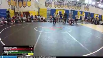 182 lbs Quarters & Wb (16 Team) - Dominic Martin, Team Clay vs Zaelyn Fletcher, Camden 1