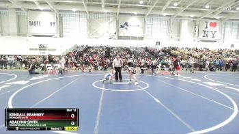 66-68 lbs Round 2 - Adalynn Smith, Warrenburg Wrestling Club vs Kendall Brahney, Brawlers Elite