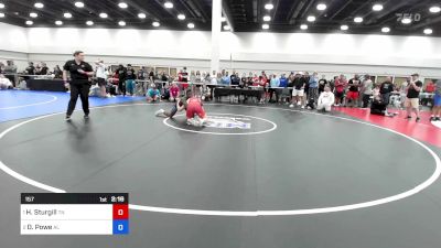 157 lbs Final - Hunter Sturgill, Tennessee vs Daishun Powe, Alabama