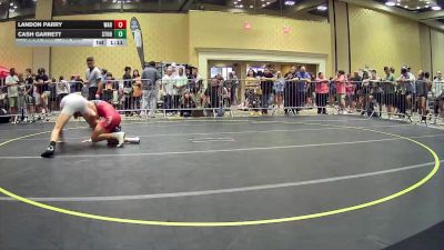 132 lbs Round Of 64 - Landon Parry, War vs Cash Garrett, Stout Wr Ac