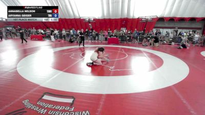 135 lbs 1st Place Match - Annabella Nelson, Trophy Hunters Wrestling Club vs Aryanna Geiger, The Wrestling Academy