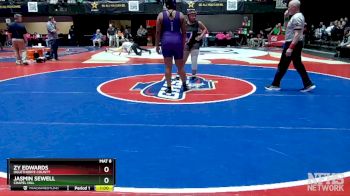 235 lbs Cons. Semi - Jasmin Sewell, Chapel Hill vs Zy Edwards, Oglethorpe County