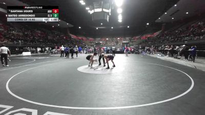 122 lbs Consi Of 16 #2 - Santana Ugues, Arvin vs Mateo Arredondo, El Diamante