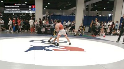 55 kg Cons. Quarters - Brendon Oehme, Heartland Wrestling Academy vs Kody Tanimoto, Bison Wrestling Club