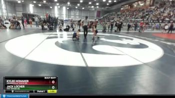 64-68 lbs Round 2 - Jack Locher, Mat Demon WC vs Kylee Honaker, Grangeville Youth WC