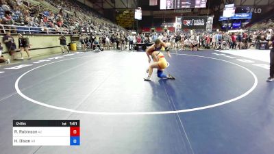 124 lbs Cons 64 #2 - Roxy Robinson, AZ vs Hope Olson, AR