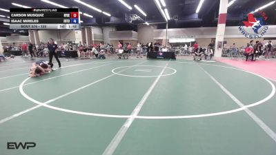 120 lbs Consi Of 16 #2 - Carson Musquiz, Ryse Wrestling Club vs Isaac Mireles, Future Champs Of Texas/Southside Wrestling Club