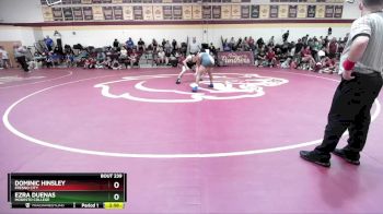 157 lbs Cons. Round 4 - Dominic Hinsley, Fresno City vs Ezra Duenas, Modesto College