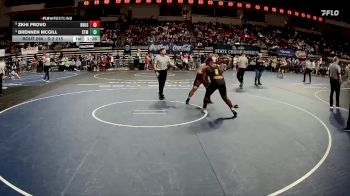 D 2 215 lbs Quarterfinal - Zkhi Provo, Brusly vs Brennen McGill, St. Thomas More