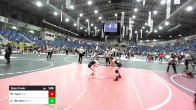 109 lbs Semifinal - Winter West, Mat Demon vs Amina Herrera, Pomona Elite