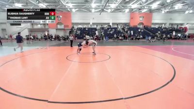 285 lbs Champ. Round 3 - Thomas Lunt, John Carroll vs Elishua Daugherty, Penn State Behrend