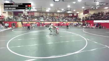 150 lbs Champ. Round 2 - Graham Burbidge, Madison vs Cord Williams, Blackfoot