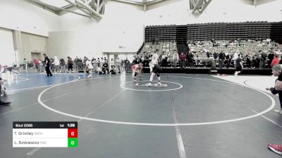 172-H lbs Round Of 16 - Tommy Grimley, Orchard South WC vs Lucas Sinkiewicz, Fortify Wrestling Club
