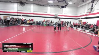 70 lbs Cons. Round 1 - Delyn Neuendorf, Greater Heights Wrestling vs Grant Simmons, Pirate Powerhouse Wrestling Ac