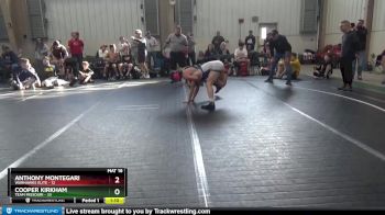 120 lbs Round 2 - Cooper Kirkham, Team Missouri vs Anthony Montegari, Warhawks Elite