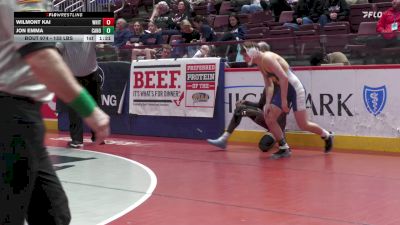 133 lbs First Round - Wilmont Kai, Whitehall vs Jon Emma, Canon-McMillan