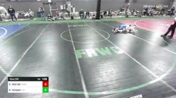 102 lbs Rr Rnd 2 - Evan Warner, Nebraska Wrestling Academy vs Kamden Hooper, CB Trained