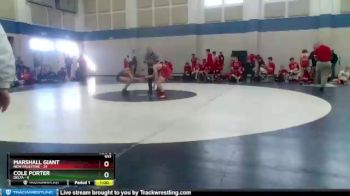 102 lbs Semis (4 Team) - Marshall Giant, New Palestine vs Cole Porter, Delta