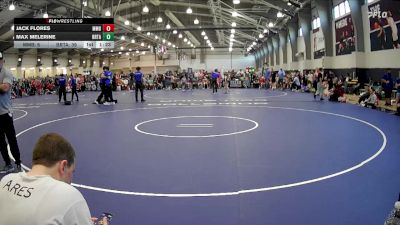 90 lbs Round 1 (6 Team) - Max Melerine, Baton Rouge Training Center - (A) vs Jack Flores, Mat Mayhem
