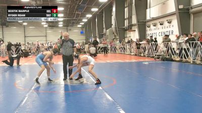 96 lbs Round 2 (10:45am Saturday) - Bostik Marple, Oklahoma Elite vs Ryder Ream, Team Gotcha