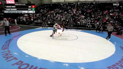 4A 285 lbs 3rd Place Match - Jesse King, Timpanogos vs Sam Tanner, Green Canyon