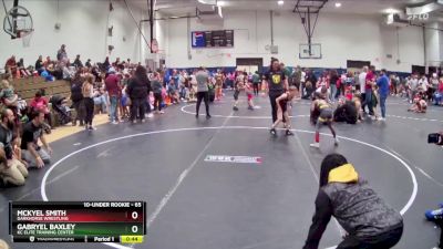 65 lbs Cons. Round 3 - Gabryel Baxley, KC Elite Training Center vs Mckyel Smith, Darkhorse Wrestling