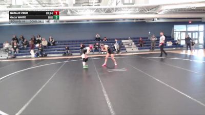 115 lbs Placement Matches - Gala White, Colby HS vs Natalie Cruz, Columbus