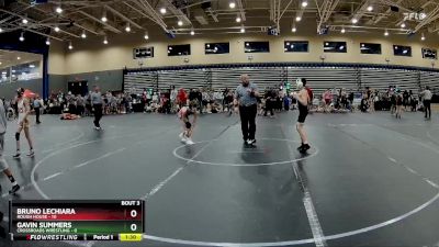 80 lbs Round 1 (8 Team) - Bruno Lechiara, Rough House vs Gavin Summers, Crossroads Wrestling