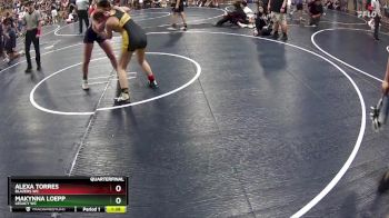 135 lbs Quarterfinal - Alexa Torres, Blazers WC vs Makynna Loepp, Legacy Wc