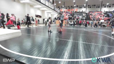 55 lbs Rr Rnd 5 - Lilly Chapa, Sallisaw Takedown Club 2 vs Archer Collett, Eufaula Ironheads Wrestling Club