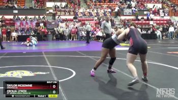 190 lbs Cons. Round 1 - Cecilia Lynch, St. George-Rock Creek HS vs Taylor McGowne, Kingman HS