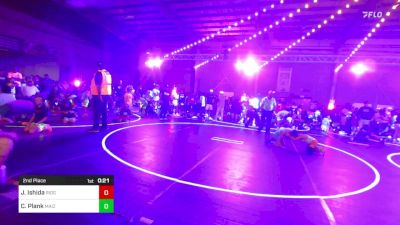 62 lbs 2nd Place - Joshua Ishida, Ridge WC vs Chevy Plank, Maize WC