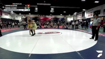 285 lbs 1st Place Match - Justice ElSayad, Temecula Valley vs Ezekeil Lucero, Northview