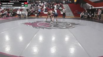 172 lbs Semifinal - Brody Berman, Lower Moreland vs Colin Foster, New Hope-Solebury
