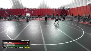 125 lbs Quarterfinal - Blake Konichek, Wisconsin vs Aspen Tritz, Rapids Wrestling Club