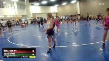 126 lbs Round 3 (10 Team) - Max Dowell, Monrovia Bulldogs vs Rocco Mauro, Dayton Bandits