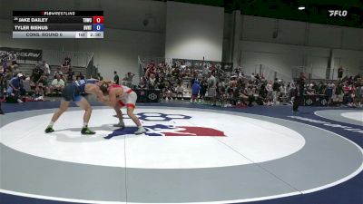 86 lbs Cons. Round 6 - Jake Dailey, Tar Heel Wrestling Club vs Tyler Bienus, Buffalo Valley Regional Training Center