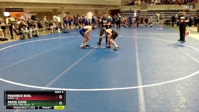 130 lbs Placement (4 Team) - Maverick Bosl, BHVPP vs Reese Davis, NYM (New York Mills)