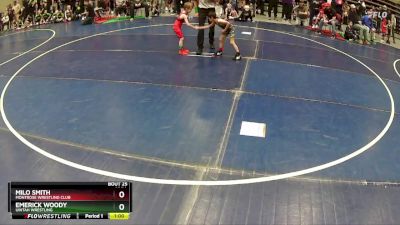 39 lbs Champ. Round 2 - Milo Smith, Montrose Wrestling Club vs Emerick Woody, Uintah Wrestling