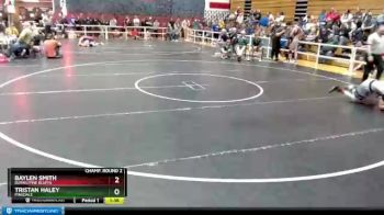 126 lbs Champ. Round 2 - Baylen Smith, Burns/Pine Bluffs vs Tristan Haley, Pinedale